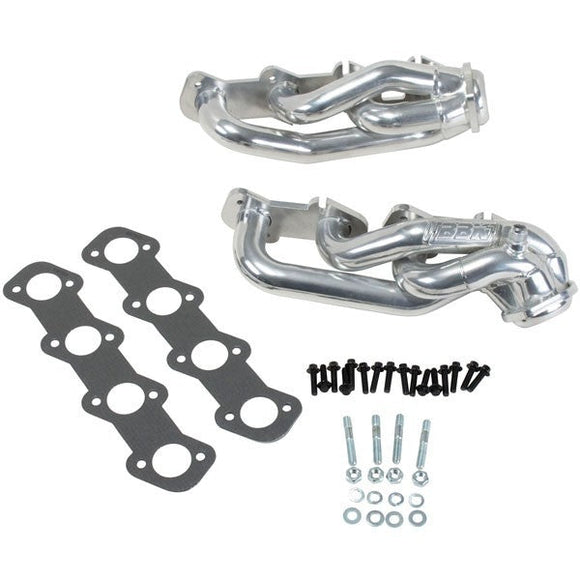 BBK 97-03 Ford F Series Truck 4.6 Shorty Tuned Length Exhaust Headers - 1-5/8 Silver Ceramic