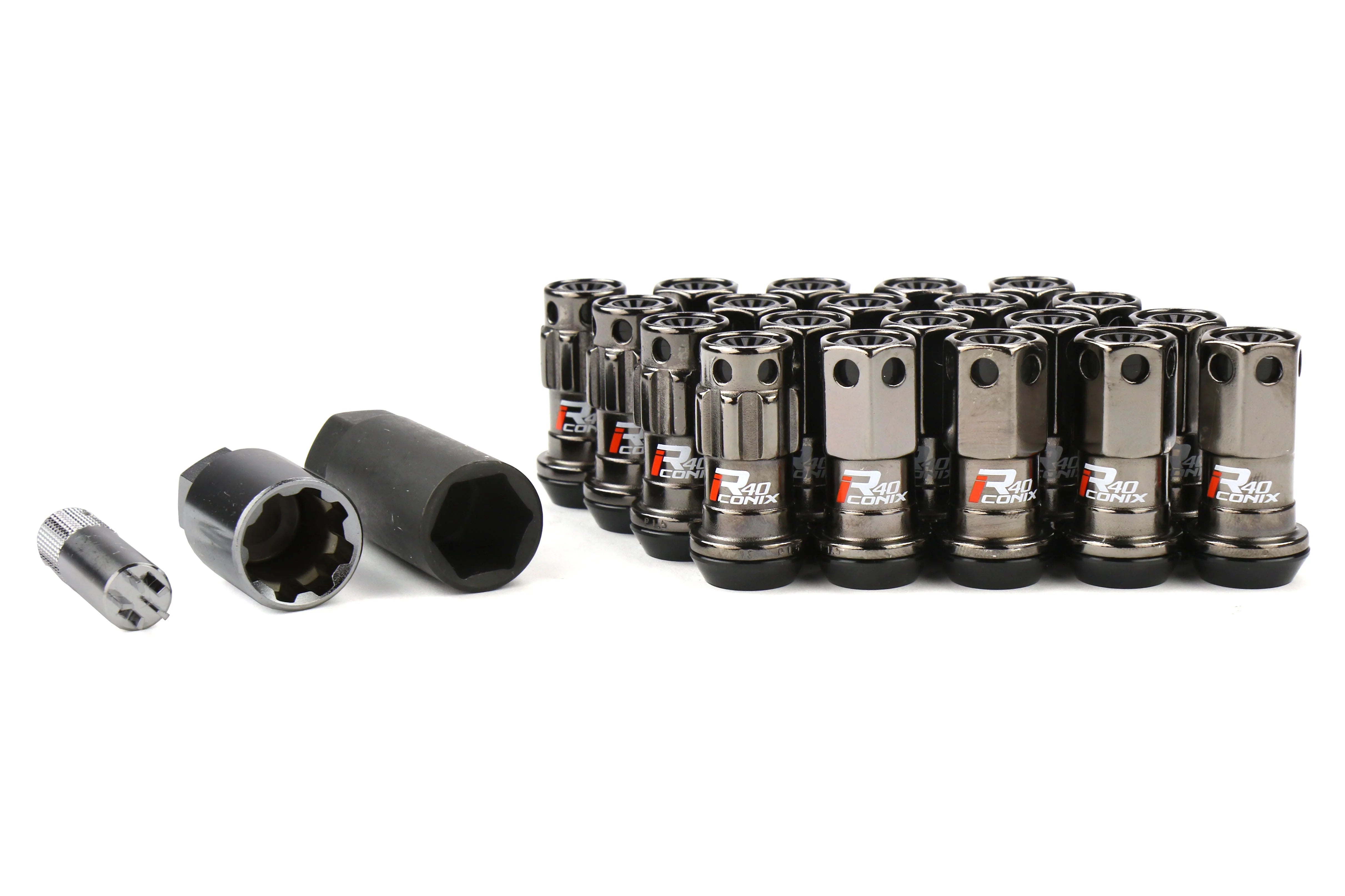 Project Kics 12X1.50 R40 Iconix Classical Lug Nuts w/ Black
