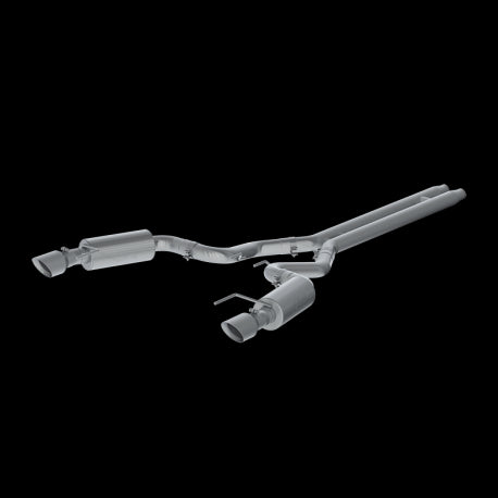 MBRP 15 Ford Mustang GT 5.0 Convertible T409 3in Cat Back Dual Split Rear Exit (Street Version)