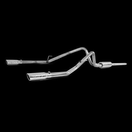 MBRP 2004-2008 Ford F150 4.6/5.4L EC/CC-SB Cat Back Dual Split Rear