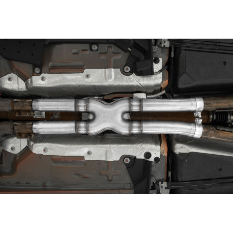 MBRP 15-19 Ford Mustang GT 2.5in Resonator Delete X-Pipe - T409