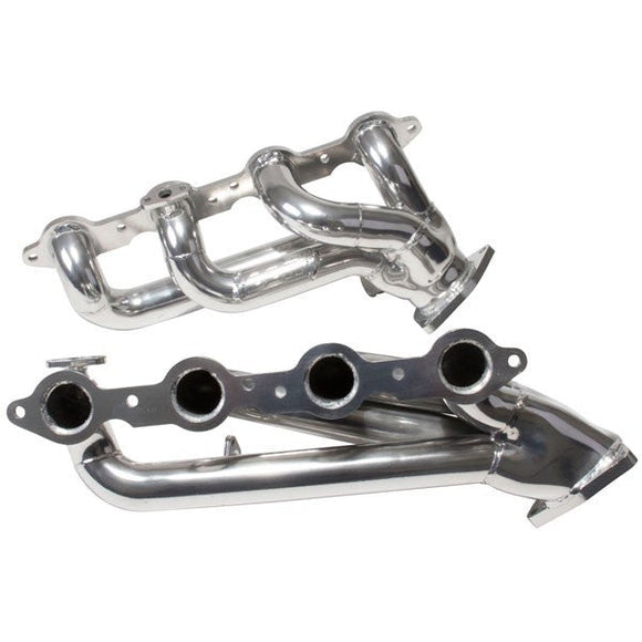 BBK 99-04 GM Truck SUV 4.8 5.3 Shorty Tuned Length Exhaust Headers - 1-3/4 Silver Ceramic