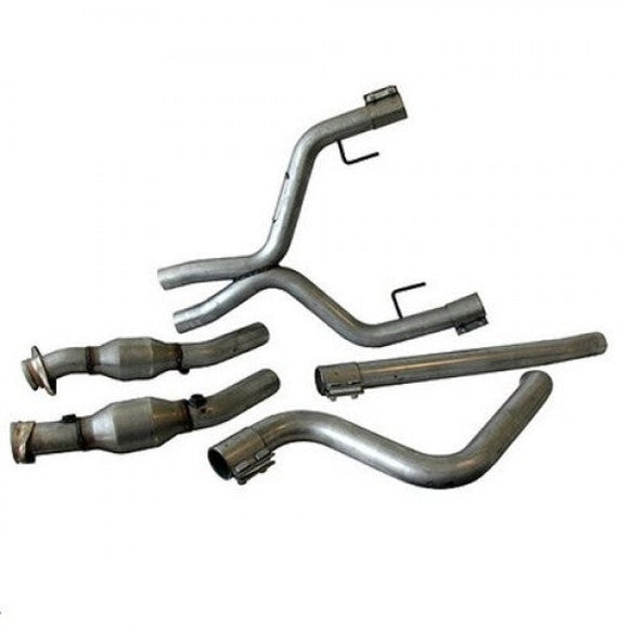 BBK 05-09 Mustang 4.0 V6 True Dual Cat Back Exhaust Conversion Kit With X pipe