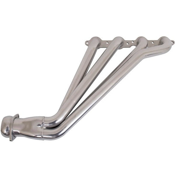 BBK 10-15 Camaro LS3 L99 Long Tube Exhaust Headers With Converters - 1-3/4 Silver Ceramic