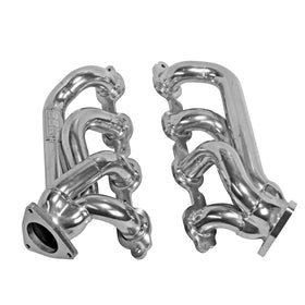 BBK 14-18 GM Truck 5.3/6.2 1 3/4in Shorty Tuned Length Headers - Polished Silver Ceramic - 0