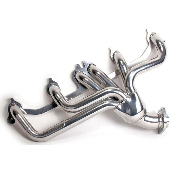 BBK 91-99 Jeep 4.0L Short Tuned Length Header Silver Ceramic