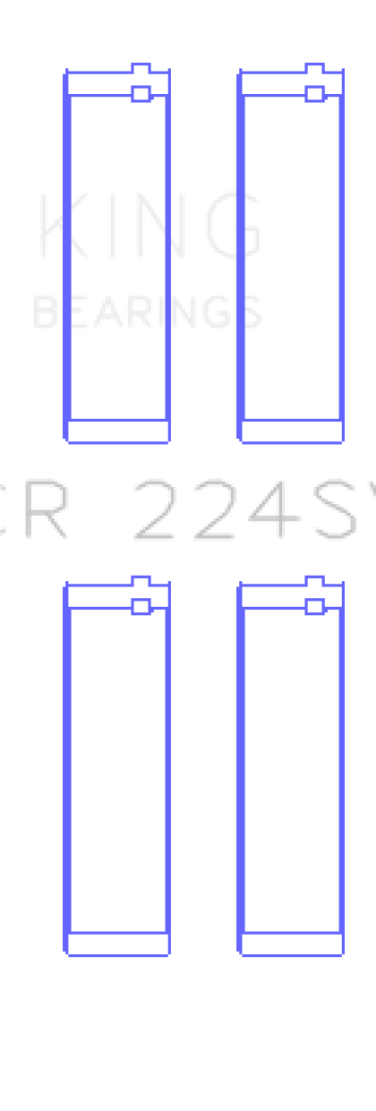 King BMW S65B40A/S85B50A Connecting Rod Bearing Set - Size +0.25mm