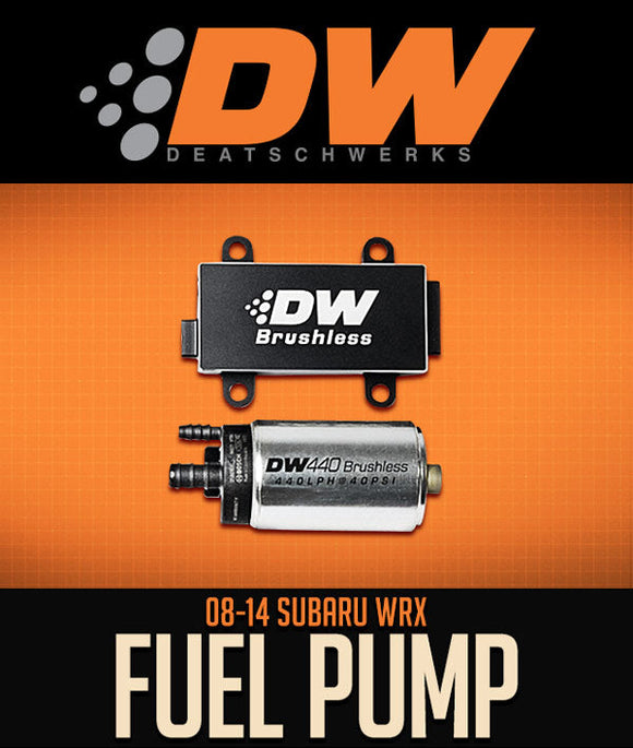 DEATSCHWERKS DW440 BRUSHLESS FUEL PUMP: 2008–2014 SUBARU WRX
