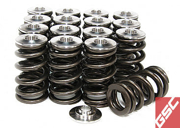 GSC P-D K-series Vtec K20/K24 Beehive Valve Spring and Titanium Retainer Kit Higher REV