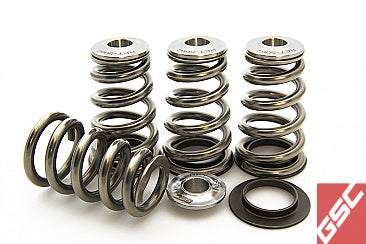 GSC P-D Mitsubishi 4B11T High Pressure Single Conical Valve Spring and Ti Retainer Kit