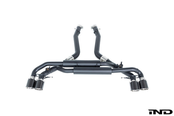 Eisenmann F95 X5M / F96 X6M Black Series Performance Exhaust + Carbon Tip Set - Valved