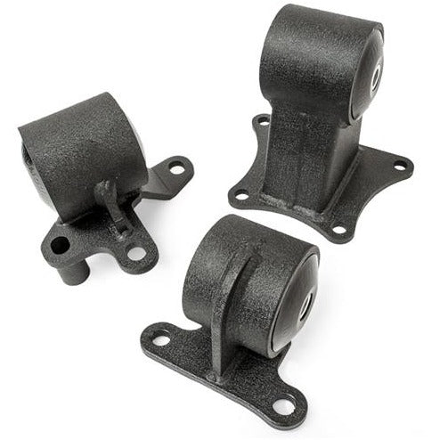 Innovative 90-93 Accord F-Series Black Steel Mounts 75A Bushings