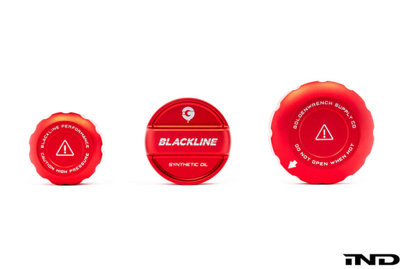 Goldenwrench Blackline Performance BMW M Car (S63 / S68) Engine Cap Cover Set