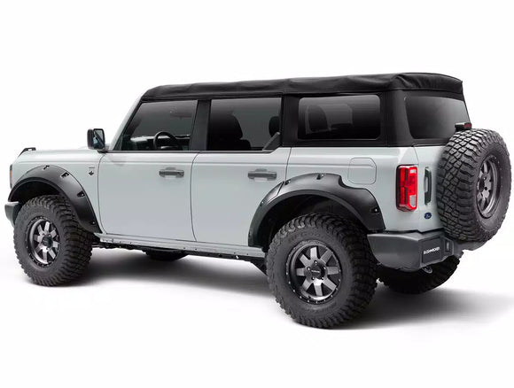 Bushwacker 2021+ Ford Bronco 4-Door Pocket Style Flares 4pc - Black
