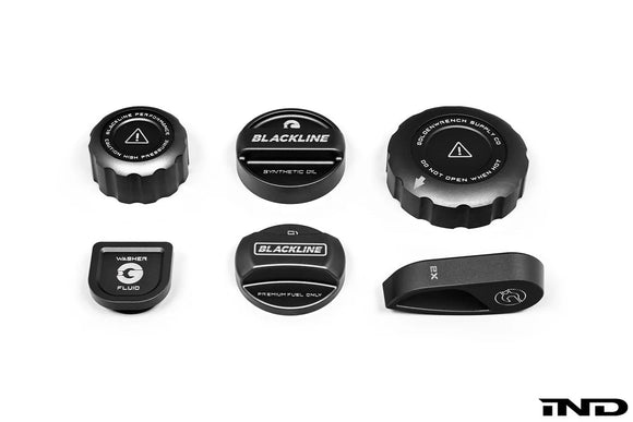 Goldenwrench Blackline Performance BMW M Car (S58) Frozen Black Cap Complete Set