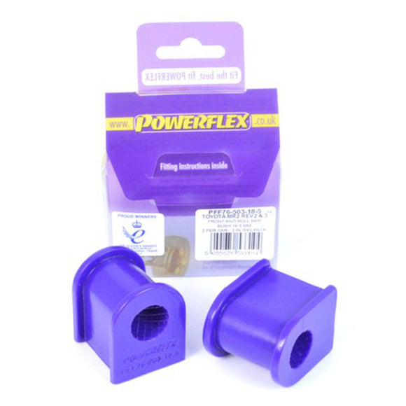 PowerFlex Toyota MR2 SW20 REV 2 to 5 (91-99) Front Sway Bar Bushing - 18.5 mm