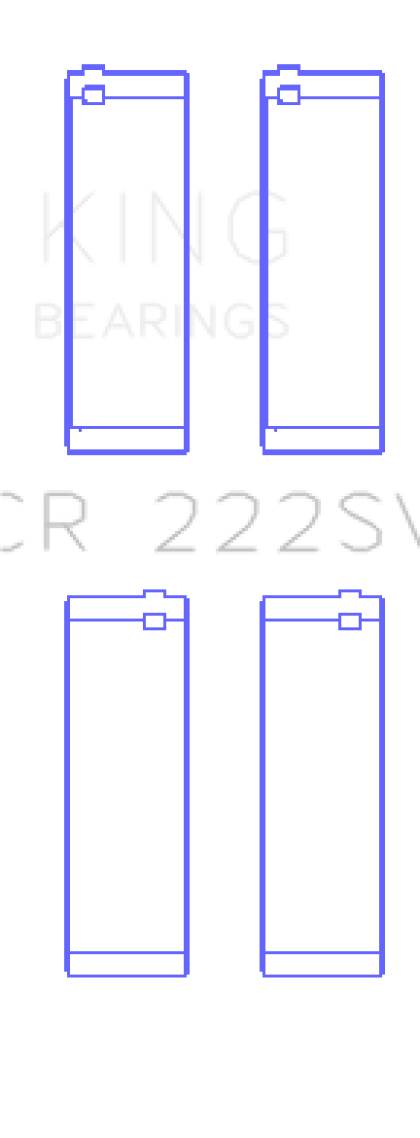 King BMW N55B30A Rod Bearing Set - Size +0.25mm