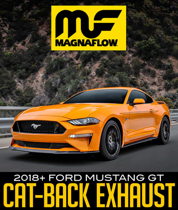 MAGNAFLOW COMPETITION SERIES CAT-BACK EXHAUST SYSTEM: 2018+ FORD MUSTANG GT