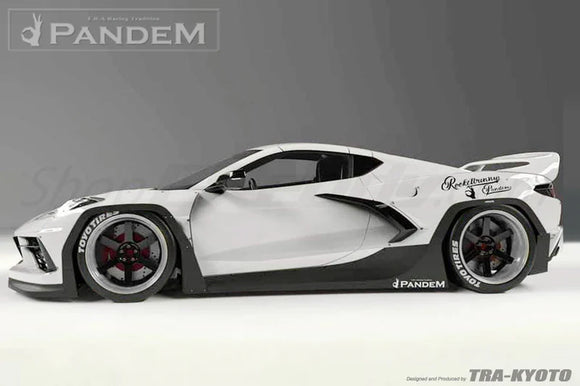 GReddy Pandem RB 2020+ Chevrolet Corvette C8 Complete Wide Body Aero Kit w/ Wing