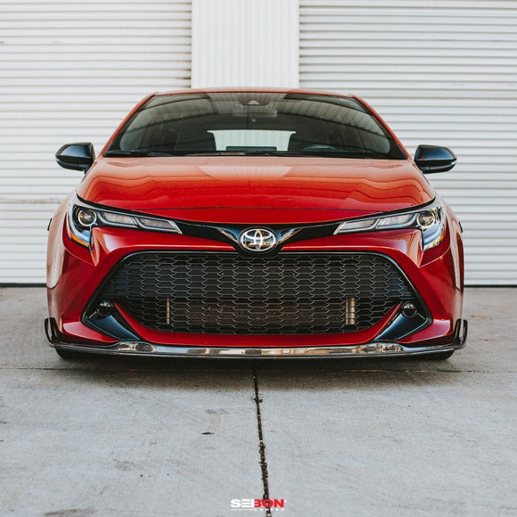MB-STYLE CARBON FIBER FRONT LIP FOR 2019-2021 TOYOTA COROLLA HATCHBACK