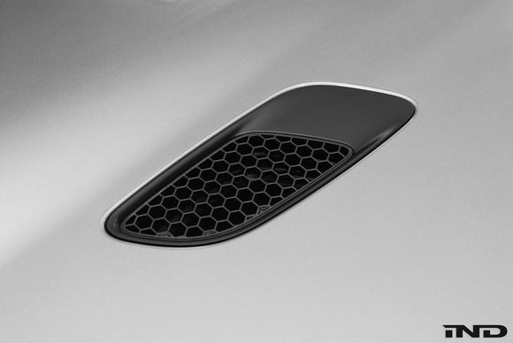 IND E9X M3 Painted Hood Vent Set