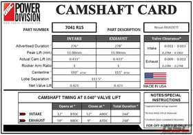 GSC Power-Division Billet R1.5 camshaft set for Nissan RB26DETT - 0