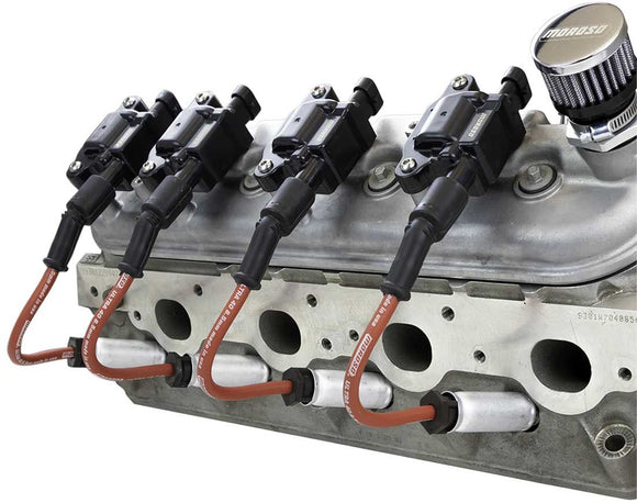 WIRE SET RED 8.5MM ULTRA 40 LS 11in. LONG W ALUM. HEATSHIELD