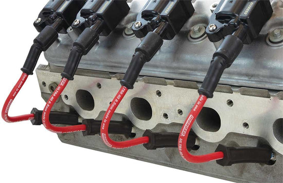 WIRE SET RED 8.5MM ULTRA 40 9.75 IN. LONG W/O ALUM. HEATSHIELD