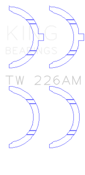 King Toyota 3SGTE Thrust Washer Set - 0