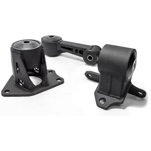 Innovative 09-13 Honda FIT/JAZZ L-Series Black Steel Mounts 75A Bushings