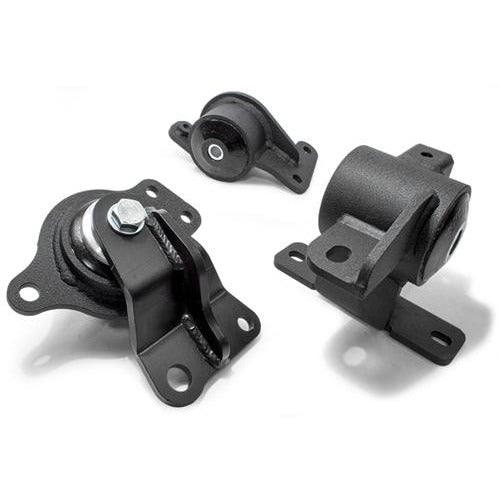 Innovative 05-08 Honda FIT/JAZZ L-Series Black Steel Mounts 75A Bushings (Auto Trans)