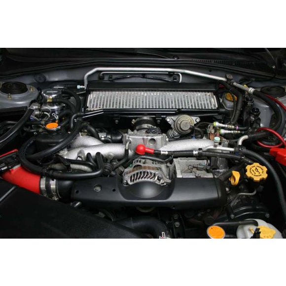 Moroso 06-07 Subaru WRX/04-07 WRX/STi Air/Oil Separator Catch Can - Billet Aluminum