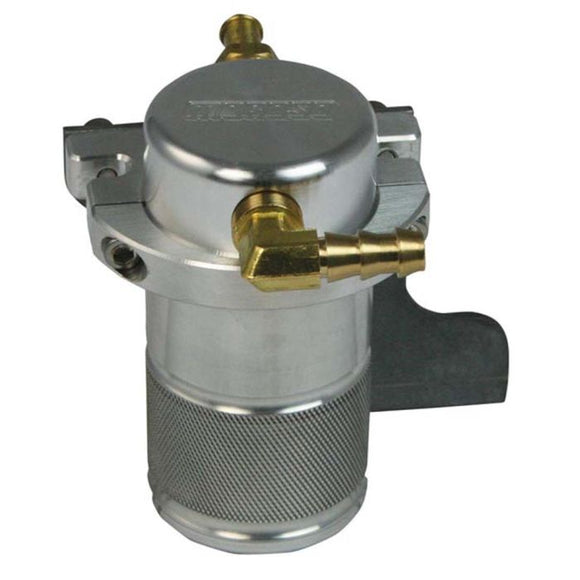 Moroso 10-15 Chevrolet Camaro SS (w/Edelbrock S.C.) Air/Oil Separator Catch Can - Billet Aluminum