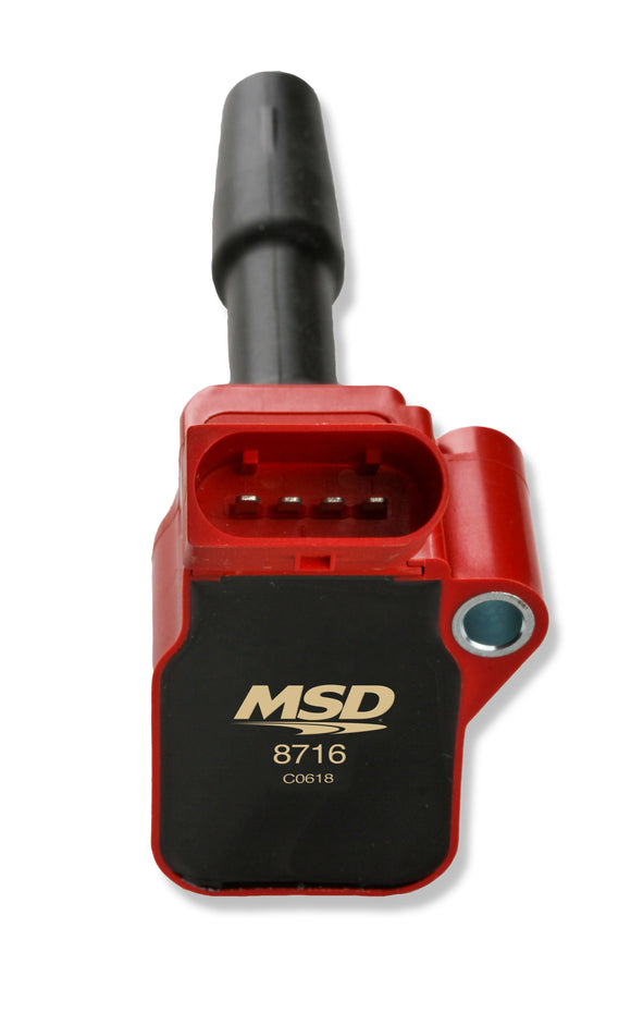 MSD Blaster Ignition Coil Pack For VW/Audi 1.8T & 2.0T (Red) - Set Of 4