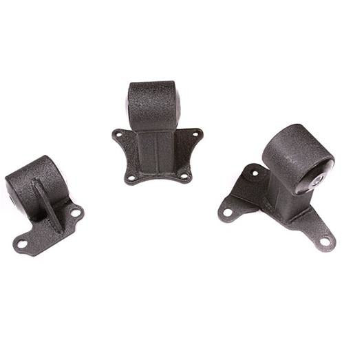 Innovative 94-97 Accord H/F Series Black Steel Mounts 85A Bushings (EX Chassis H22/F22A)