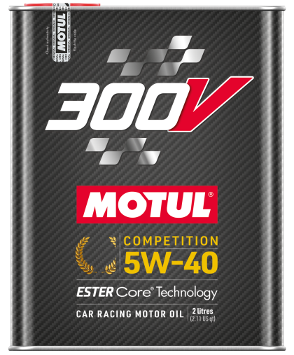 300V Competition 5W-40 Racing Engine Oil (2 Liter) - Motul 110817