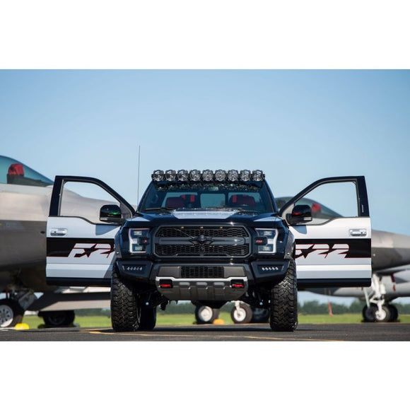 KC HiLiTES 17-18 Ford Raptor 57in. Pro6 Gravity LED 9-Light 180w Combo Beam Overhead Light Bar Sys