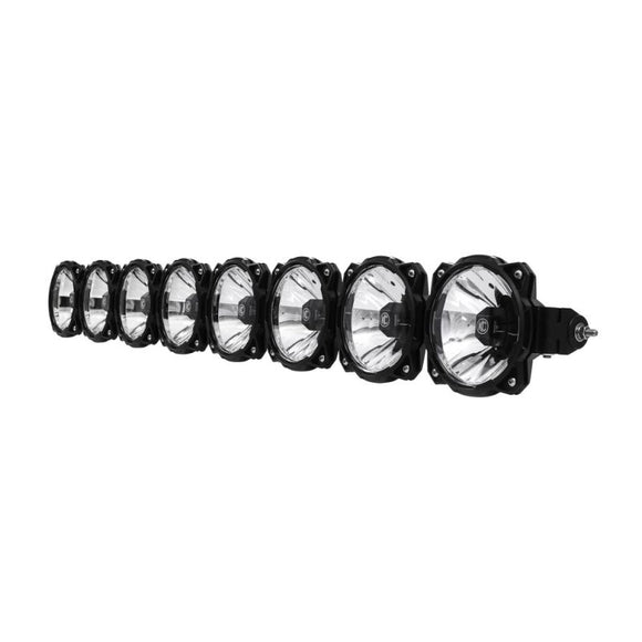 KC HiLiTES Jeep JL/JT 50in. Pro6 Gravity LED 8-Light 160w Combo Beam Overhead Light Bar System