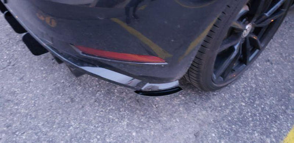 Ventus Autoworks Rear Diffuser W/ Rear Corner Spats | Volkswagen Mk7.5 Golf R