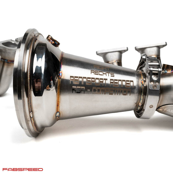Fabspeed Porsche 992 GT3 RENNKRAFT™ Modular Street and Racing Headers with HJS Catalytic Converters (2022+)