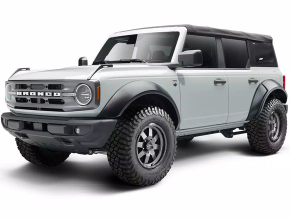 Bushwacker 2021+ Ford Bronco 4-Door Extend-A-Flares 4pc - Black