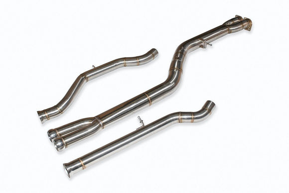 F8X BMW M3 & M4 MID PIPE INCLUDES ACTIVE F-BRACE