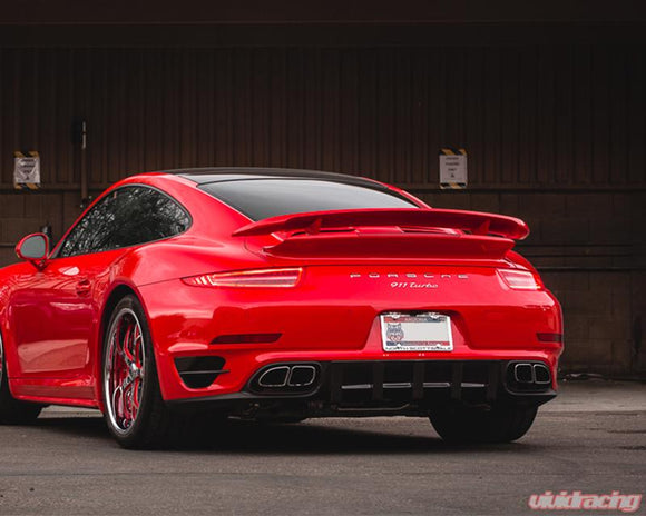 VR Aero Carbon Fiber Rear Diffuser Porsche 991 Turbo 2014-2016
