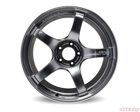 Advan TC4 18x9.5 +45 5-100 Racing Gunmetallic & Ring Wheel