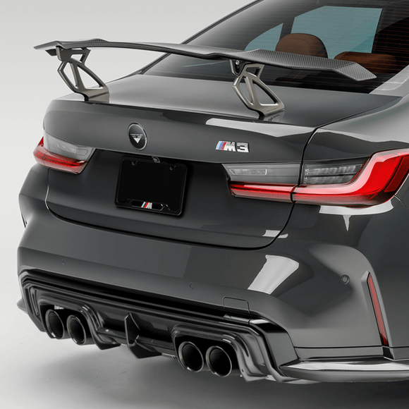 BMW G8X M3 | M4 CARBON FIBER AERO WING BLADE WITH ALUMINUM UPRIGHTS