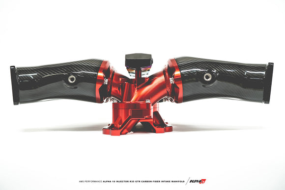 ALPHA PERFORMANCE 18 INJECTOR R35 GT-R CARBON FIBER INTAKE MANIFOLD