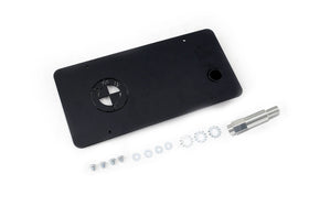 CP-e TowPlate Tow Hook License Plate Mount BMW F30 B48 3 Series . Satin Black Plate