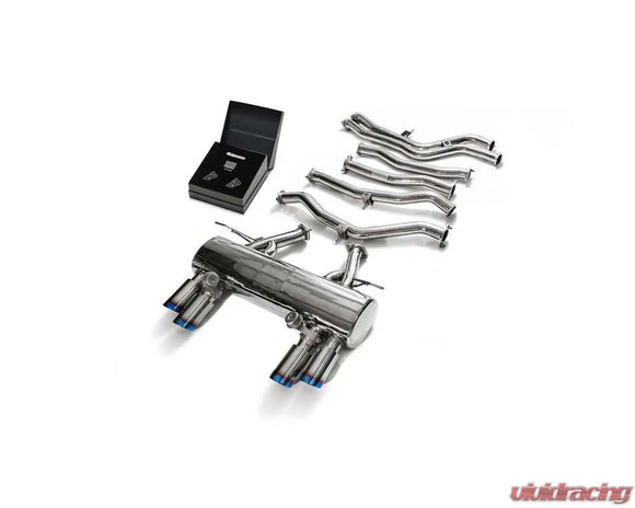 ARMYTRIX Valvetronic Exhaust System BMW M3 | M4 F8x 2015-2020 - True Titanium Blue