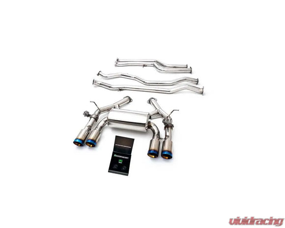 ARMYTRIX Valvetronic Exhaust System BMW M3 F80 | M4 F82/F83 Competition 2014-2020 - True Titanium Blue