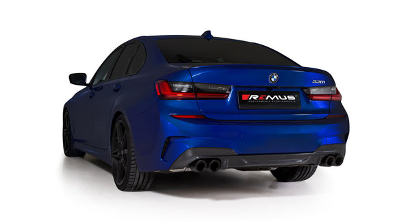Remus 2018+ BMW 3 Series G20 Sedan Axle Back Exhaust